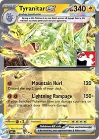 Tyranitar ex - Prize Pack Series Cards - Pokemon card