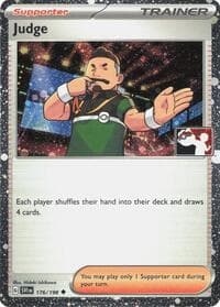 Judge - 176/198 (Cosmos Holo) - Prize Pack Series Cards - Pokemon card