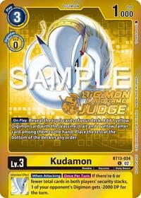 Kudamon (Judge Pack 5) - Versus Royal Knights - Digimon Card Game card