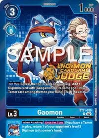 Gaomon (Judge Pack 5) - Dimensional Phase - Digimon Card Game card