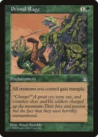 Primal Rage - Stronghold - Magic: The Gathering card