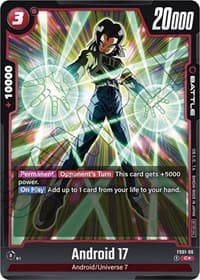 Android 17 (Tournament Pack 01) - Tournament and Championship Promos - Dragon Ball Super: Fusion World card