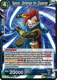 Tapion, Defense for Disaster - Beyond Generations - Dragon Ball Super: Masters card