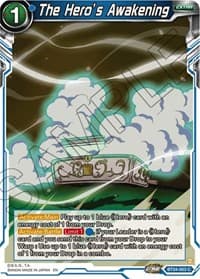 The Hero's Awakening - Beyond Generations - Dragon Ball Super: Masters card