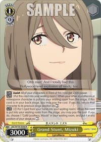 Grand Stunt, Mizuki - Lycoris Recoil - Weiss Schwarz card