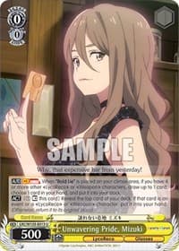 Unwavering Pride, Mizuki - Lycoris Recoil - Weiss Schwarz card
