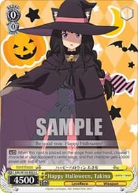 Happy Halloween, Takina - Lycoris Recoil - Weiss Schwarz card