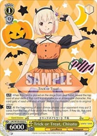 Trick or Treat, Chisato - Lycoris Recoil - Weiss Schwarz card