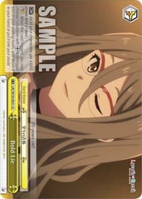 Bold Lie - Lycoris Recoil - Weiss Schwarz card