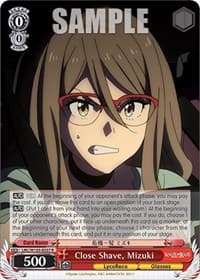 Close Shave, Mizuki - Lycoris Recoil - Weiss Schwarz card