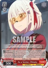 As a Senior, Chisato - Lycoris Recoil - Weiss Schwarz card