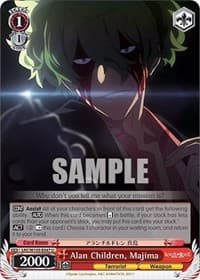 Alan Children, Majima - Lycoris Recoil - Weiss Schwarz card