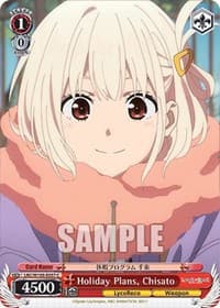 Holiday Plans, Chisato - Lycoris Recoil - Weiss Schwarz card