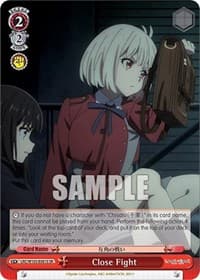 Close Fight (SR) - Lycoris Recoil - Weiss Schwarz card