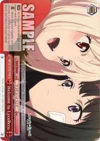 Welcome to LycoReco - Lycoris Recoil - Weiss Schwarz card