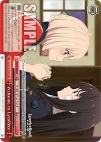 Welcome to LycoReco (RRR) - Lycoris Recoil - Weiss Schwarz card