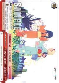 Days Spent Together (b) (RRR) - Lycoris Recoil - Weiss Schwarz card