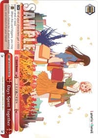 Days Spent Together (c) (RRR) - Lycoris Recoil - Weiss Schwarz card