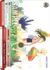Days Spent Together (d) (RRR) - Lycoris Recoil - Weiss Schwarz card