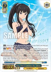 Days That'll Continue On, Takina (SSP) - Lycoris Recoil - Weiss Schwarz card