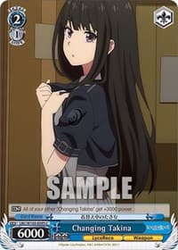 Changing Takina - Lycoris Recoil - Weiss Schwarz card