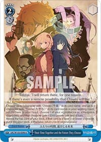 Their Time Together and the Future They Choose - Lycoris Recoil - Weiss Schwarz card
