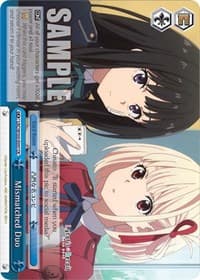 Mismatched Duo - Lycoris Recoil - Weiss Schwarz card