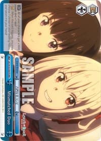 Mismatched Duo (RRR) - Lycoris Recoil - Weiss Schwarz card