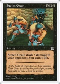 Stolen Grain - Portal Three Kingdoms - Magic: The Gathering card