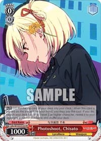 Photoshoot, Chisato - Lycoris Recoil - Weiss Schwarz card