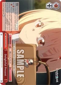 Delightful Present (Foil) - Lycoris Recoil - Weiss Schwarz card
