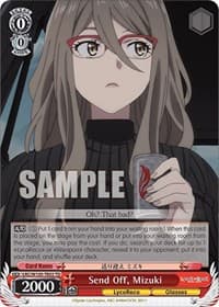 Send Off, Mizuki - Lycoris Recoil - Weiss Schwarz card