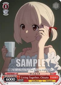 Living Together, Chisato - Lycoris Recoil - Weiss Schwarz card