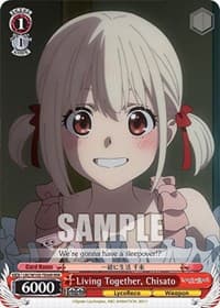 Living Together, Chisato (RRR) - Lycoris Recoil - Weiss Schwarz card