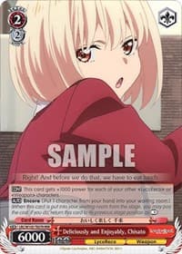 Deliciously and Enjoyably, Chisato (RRR) - Lycoris Recoil - Weiss Schwarz card