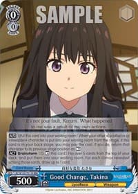 Good Change, Takina (RRR) - Lycoris Recoil - Weiss Schwarz card