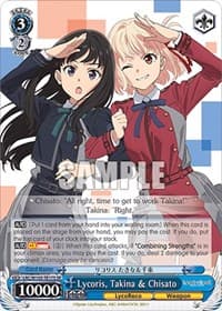 Lycoris, Takina & Chisato (SR) - Lycoris Recoil - Weiss Schwarz card