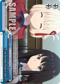 Job That Helps People in Need - Lycoris Recoil - Weiss Schwarz card