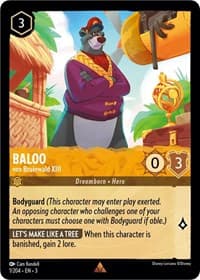 Baloo - von Bruinwald XIII - Into the Inklands - Disney Lorcana card