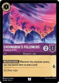 Chernabog's Followers - Creatures of Evil - Into the Inklands - Disney Lorcana card