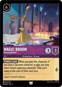Magic Broom - Dancing Duster - Into the Inklands - Disney Lorcana card