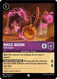 Magic Broom - Swift Cleaner - Into the Inklands - Disney Lorcana card
