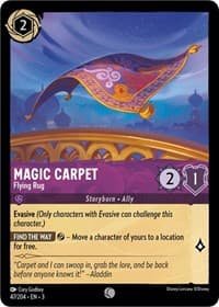 Magic Carpet - Flying Rug - Into the Inklands - Disney Lorcana card