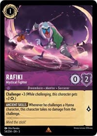 Rafiki - Mystical Fighter - Into the Inklands - Disney Lorcana card