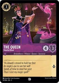 The Queen - Hateful Rival - Into the Inklands - Disney Lorcana card
