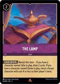 The Lamp - Into the Inklands - Disney Lorcana card