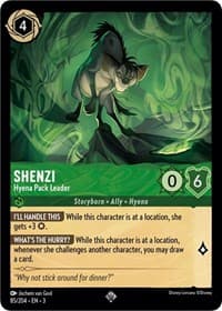 Shenzi - Hyena Pack Leader - Into the Inklands - Disney Lorcana card
