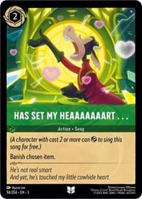 Has Set My Heaaaaaaart . . . - Into the Inklands - Disney Lorcana card