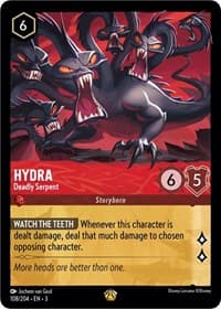 Hydra - Deadly Serpent - Into the Inklands - Disney Lorcana card