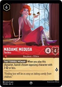 Madame Medusa - The Boss - Into the Inklands - Disney Lorcana card